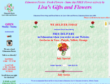 Tablet Screenshot of lgflowers.com